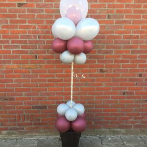 Ballonen pilaar led bloempot