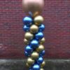 Ballonnenpilaar Chrome met topballon