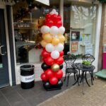 Ballonnen pilaar Kerstman