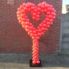 ballonnen hart helemaal rood