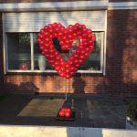 ballonnen hart rood