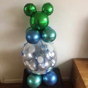 Ballonnen cadeau Mickey groen