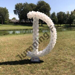 Ballonnen pilaar letter xl D