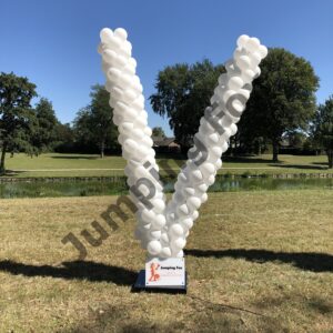 Ballonnen pilaar letter xl V
