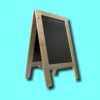 krijtstoepbord steigerhout