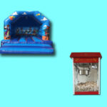 Springkussen Piraat + Popcorn Machine