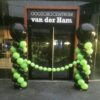 ballonnen pilaren zwart groen