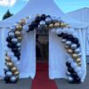 Ballonnenboog Zwart Wit Goud Zilver