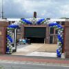 Ballonnenboog vierkant met een boog