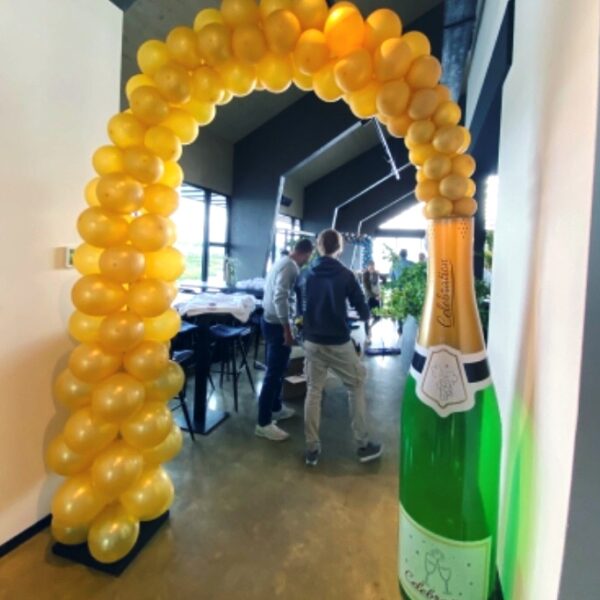 Ballonnenboog XXL champagne