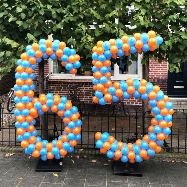 Ballonnenpilaren cijfers xl 65