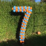 Ballonnenpilaar cijfers Xl 7 