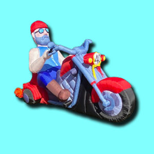 Abrahampop op een Motor