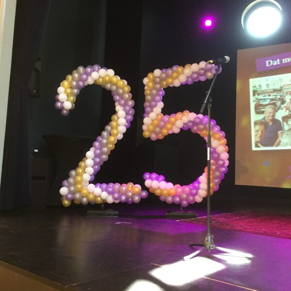 Ballonnenpilaren cijfer xl 25