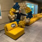 Ballonnen organische Selfie Frame