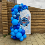 Ballonnenpilaar organische met Stitch achterwand