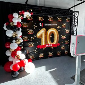 Ballonnenpilaar organische met eigen achterwand